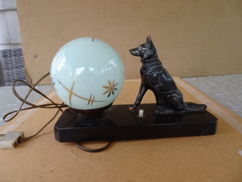 Art deco tischlampe mit - tischlampe,