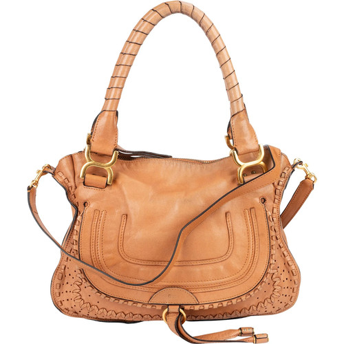 Chloé woven leather marcie - woven,