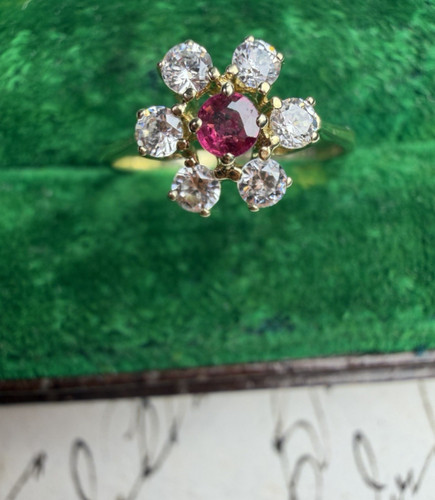 Ring jugendstil natürlicher - ring,,