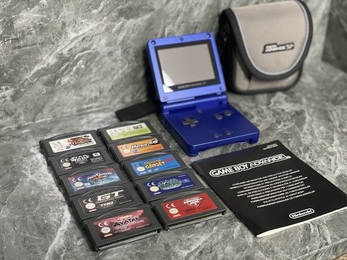 Gameboy advance blau mit - gameboy, sp
