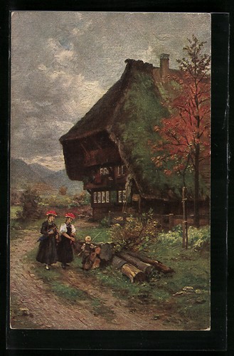 Künstler wilhelm hasemann - künstler-ak,