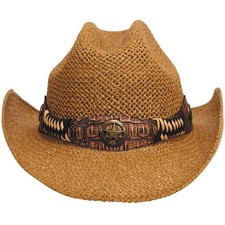 Western strohhut georgia mit - strohhut,