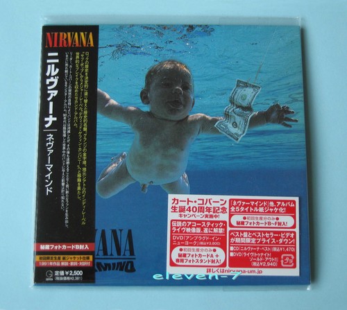 Nirvana nevermind japan mini - nirvana,