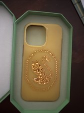 ❤️Swarovski Handyhülle für iPhone 13 Pro Gelb mit OVP gute Zustand❤️