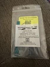 H0 Industriezaun , Schiebetor Metallzaun Farbe Silber 57,5 cm Lang