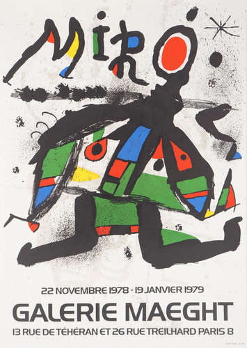 Joan miro ausstellung - miro:, 1978