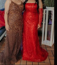 Edles Henna Kleid Rot -