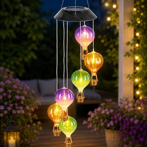 Led solar windspiel - led,