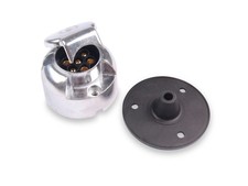 Steckdose 7-polig Aluminium
