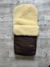 ‼️ Hofbrucker Lammfell Fußsack Olivia Naturprodukt Braun ‼️