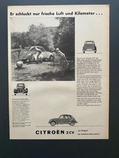 Citroen 2CV Ente Schluckt nur