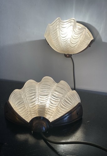 Art deco wandleuchten muschel - deco,