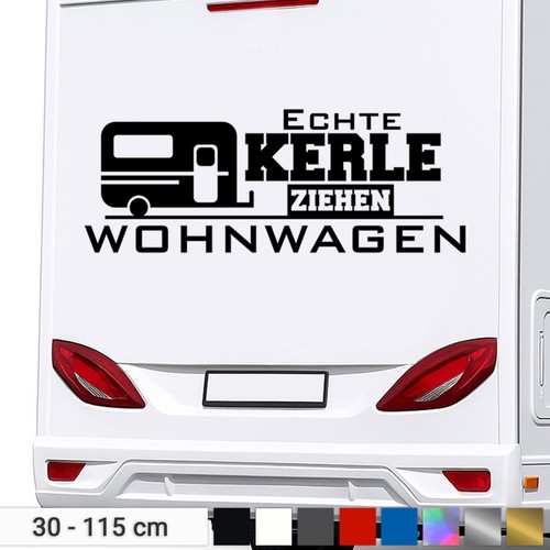 Echte kerle aufkleber bus - echte,
