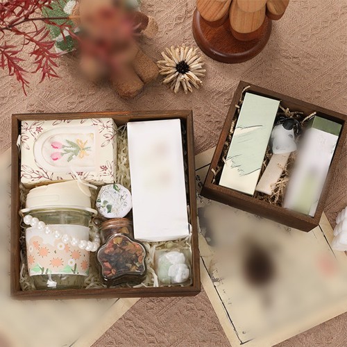 Vintage holz aufbewahrungsbox - vintage,