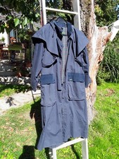 Reitmantel Champion Turpin, lang, blau, mit Kapuze, Regenmantel, Gr. XS 36