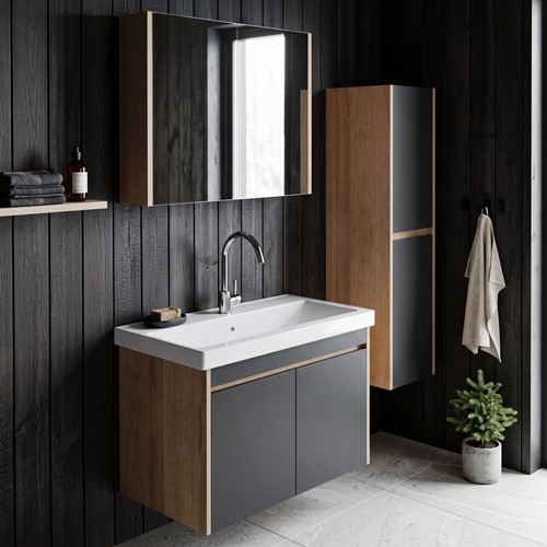Badezimmer set hochschrank - set,