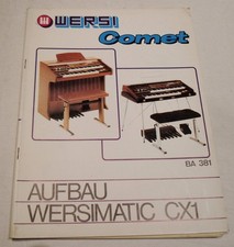 Wersi Aufbauanleitung COMET