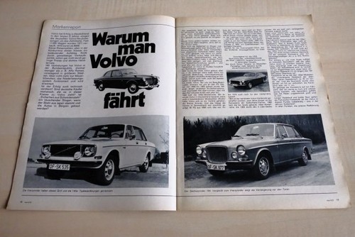 Mot 1972 modellreport volvo - mot, 02/1972
