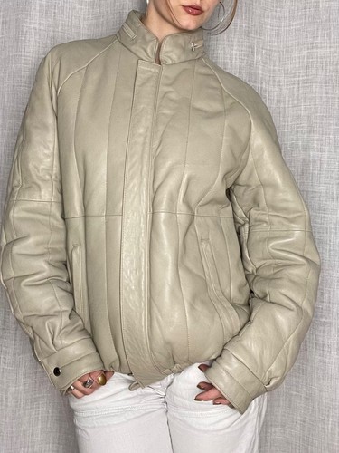Bomberjacke leder made - bomberjacke, in