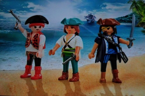 Playmobil 9884 3 piraten - playmobil-,
