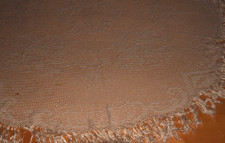 Alte Runde Tischdecke