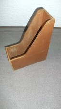 älterer stabiler Stehsammler,Zeitschriftensammler,Stehordner,HOLZ,VINTAGE DINA4