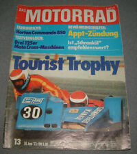 Das Motorrad 13/73 Norton Commando 850, Tourist Trophy, Moto Cross Puch, Poster