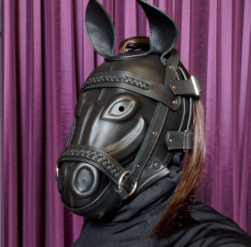 Ledermaske leather mask - leather,