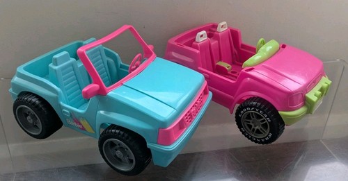 Mattel barbie pink jeep - mattel,