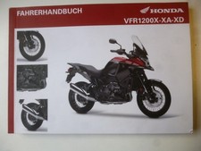 Honda VFR 1200X Crosstourer Fahrerhandbuch Bedienungsanleitung 00X34-MGH-6300