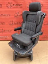 VW T6 T6.1 Drehsitz Multivan Sitz Hinten Einzelsitz Schwarz JOIN T5 Kindersitz
