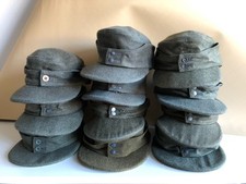 M43 Feldmütze 11 Stück Konvolut Wehrmacht WH Mütze Baschlik Heer Feldgrau Wolle