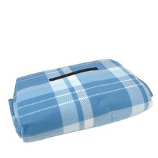 AmazonBasics Reisezubehör Reisedecke mit Wasserdicht Rückseite 200 x 200 cm Blau