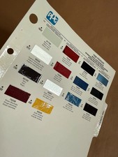 Prospekt/Farbkarte Ferrari 1998 von PPG mit teils seltenen Farben - RAR