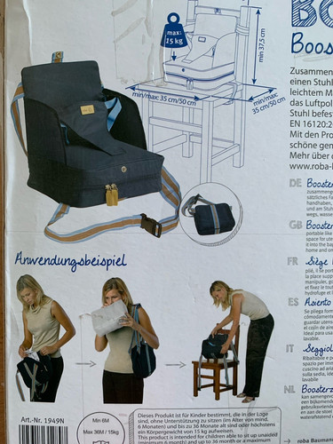 Roba boostersitz dunkelblau - roba,
