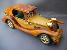 Großer Deko Oldtimer - Auto 50 cm  aus Echtholz Weihnachten Geschenk-Idee