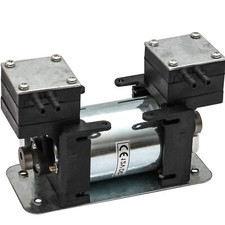 12V Vakuumpumpe Kompressor elektrische Vakuum Luft Pumpe Luftpumpe 2 Zylinder