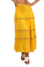 Damen A-Linien Kleid Langer