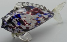 Murano glas fisch figur - glas,