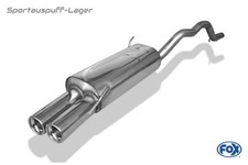 Fox Sportauspuff VW T4 Syncro ab 90 2x80mm rund mit Abs