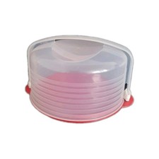 Tupperware Tortenbehälter Wienerwalzer Transportbox Rot Neu