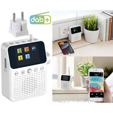 VR-Radio 2in1-Steckdosenradio mit DAB+, Bluetooth, Bewegungsmelder, Akku, 8 W