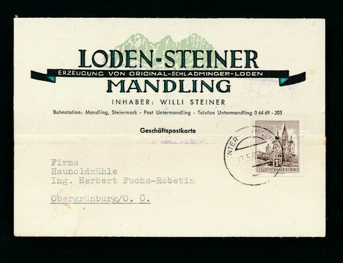 Geschäfts postkarte 1965 aus - 1965,
