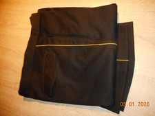 Ddr uniformhose schwarz gelbe - uniformhose,