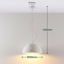 Lindby Smart Beton-Pendelleuchte Carolle Pendelleuchte Hängeleuchte Lampe Licht