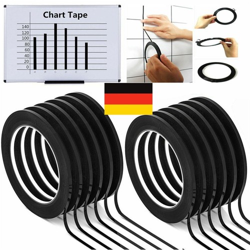 Fine line tape schwarz rolle - fine,