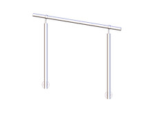 Edelstahl Eingangsgeländer