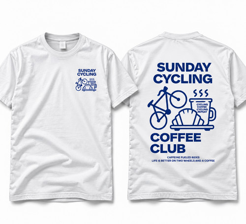 Shirt sunday cycling - sunday, coffee