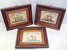 Holz Bilderrahmen 3. Vintage Fotorahmen Antik Stil Made in Italy Maritim Retro