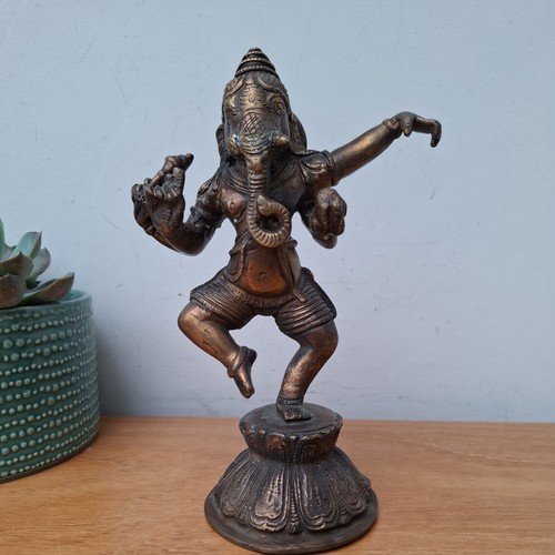 Vintage messing hindu - messing, statue